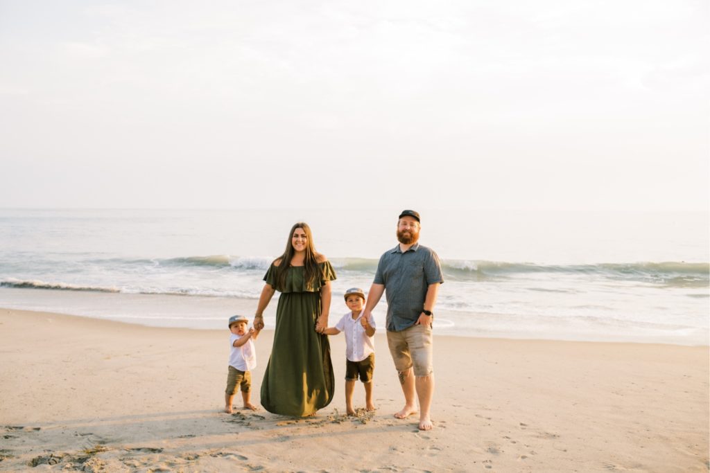 Summer Beach family session of 4