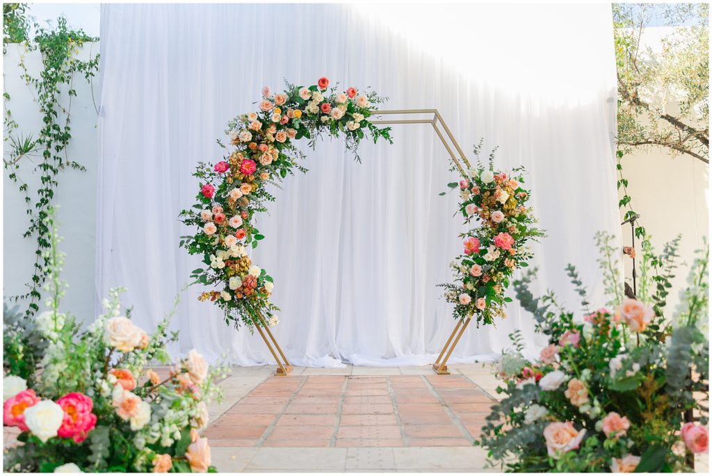La Ventura Wedding Ceremony Arch
