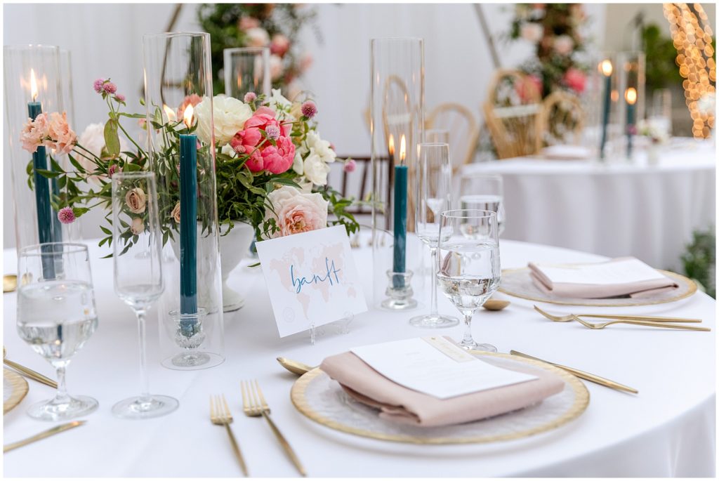 La Ventura wedding Reception table