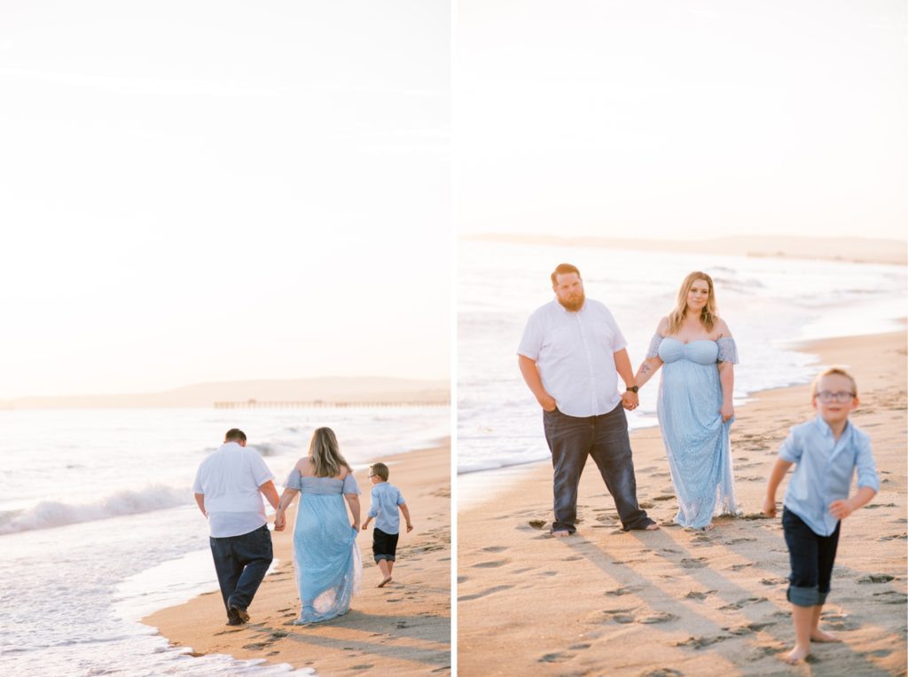 Beach family session
