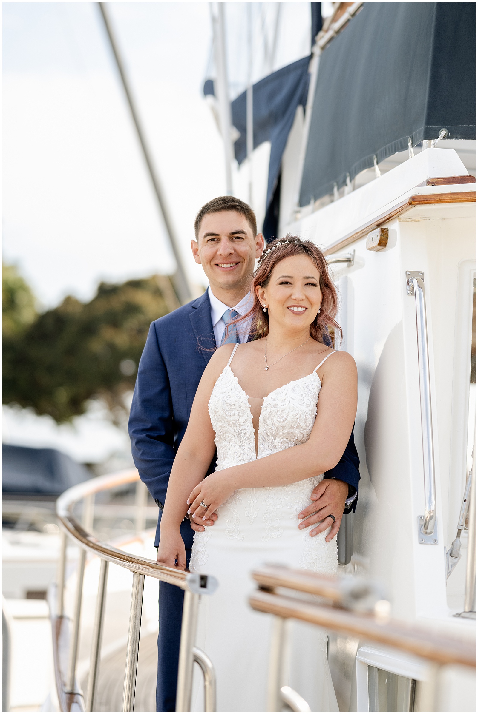 Wedding on a yacht