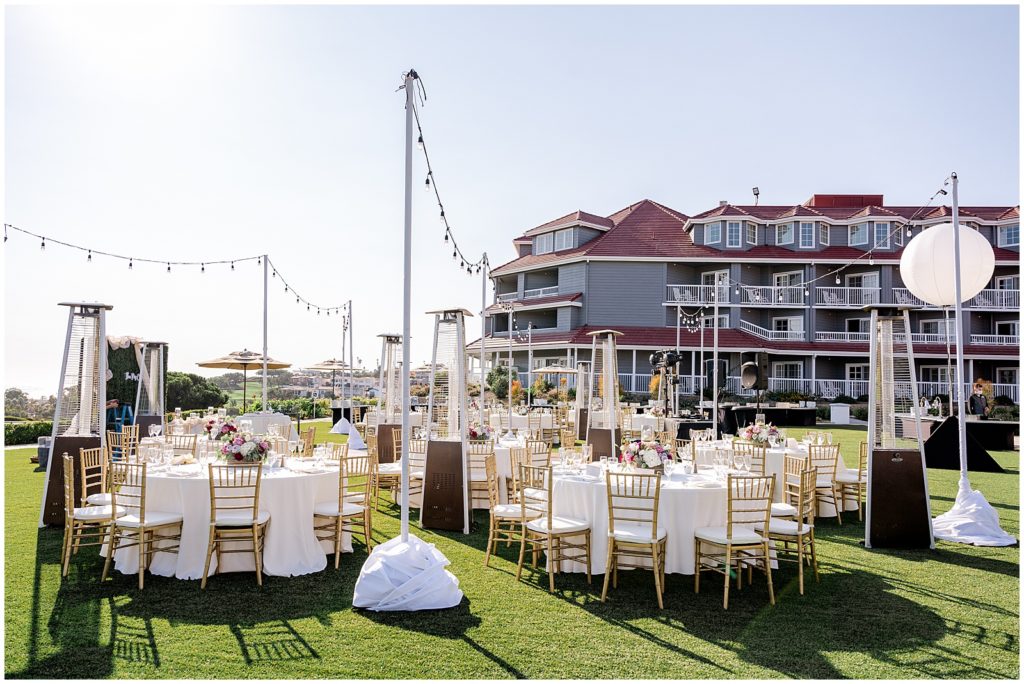 Laguna Cliffs Marriott Wedding reception