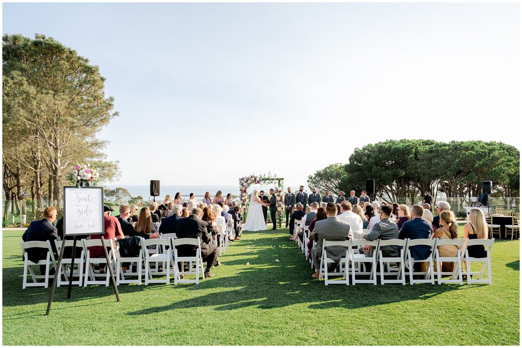 Laguna Cliffs Marriott Wedding ceremony