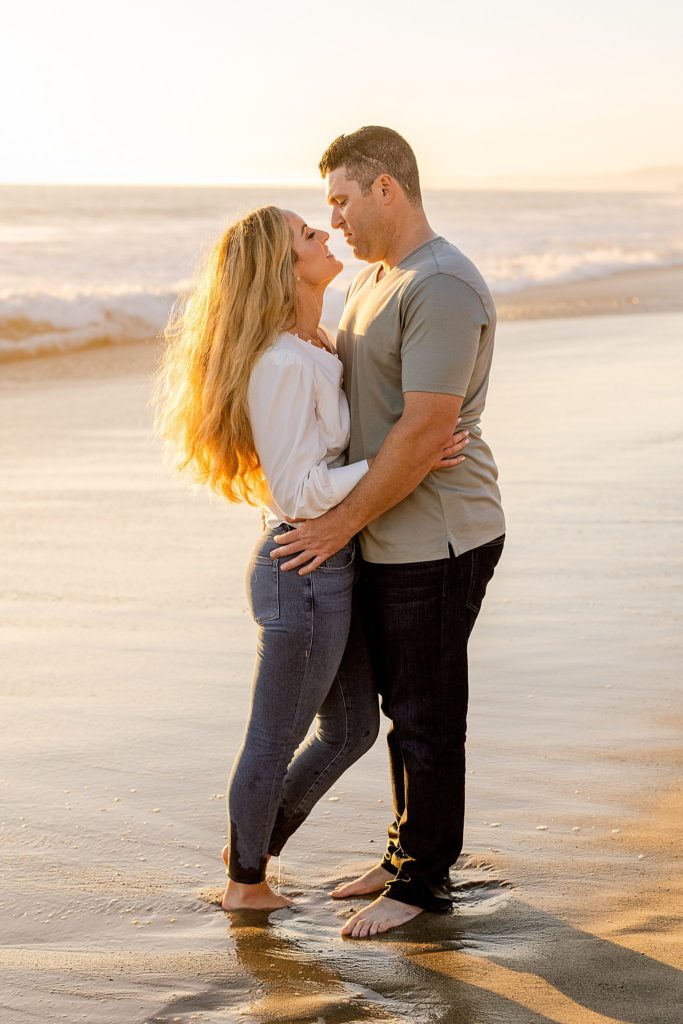 Engagement session at the beach