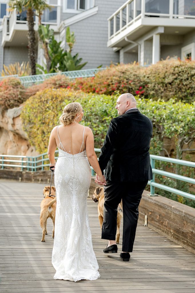 Dana Point wedding with dogs