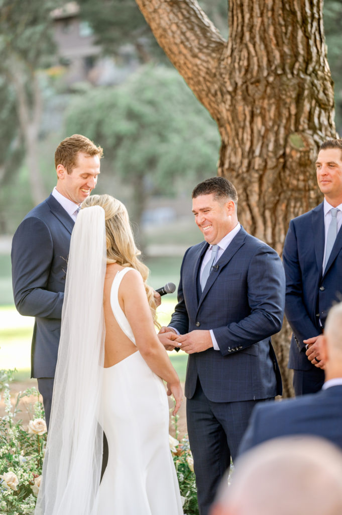 The Ranch Laguna Beach wedding groom's vows