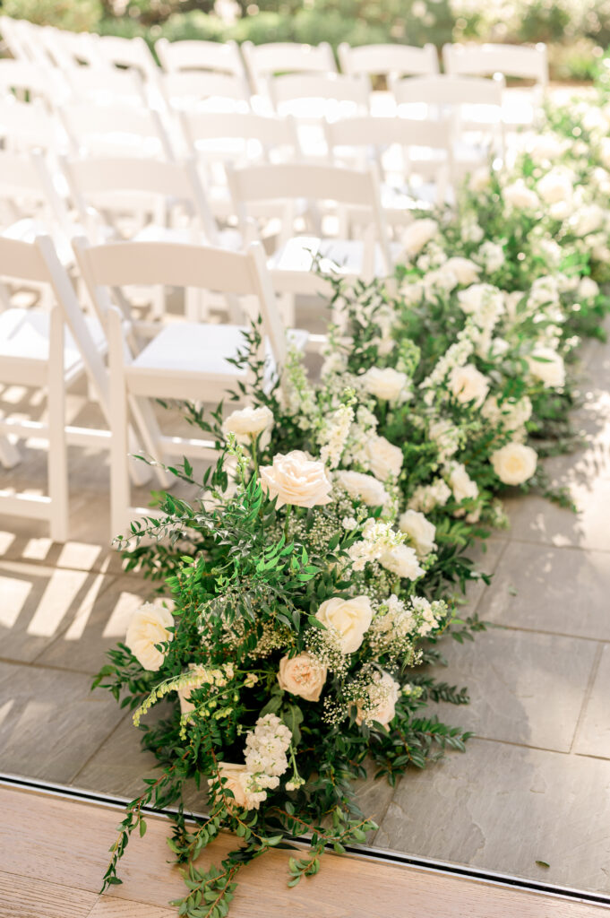 The Seabird resort wedding florals