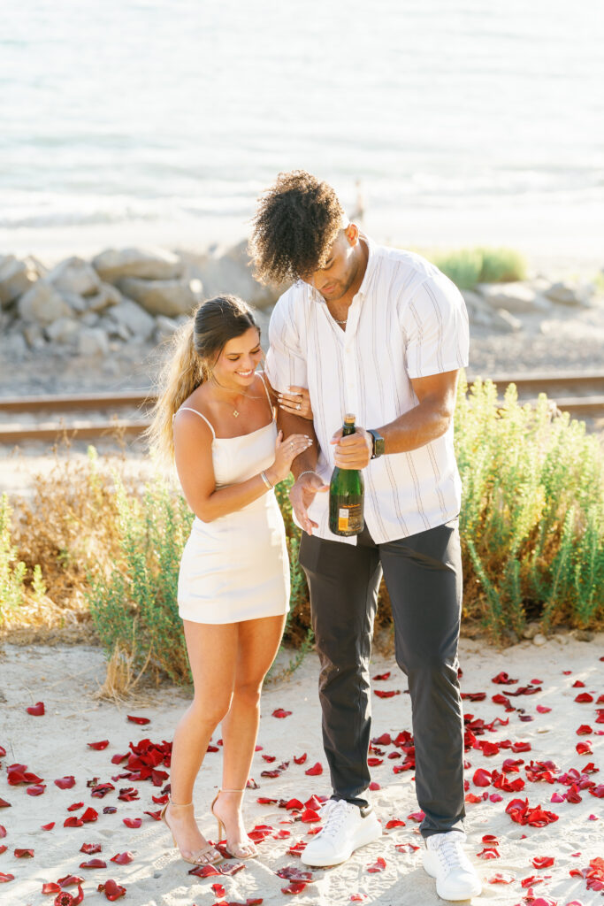 San Clemente Proposal with NFL Player