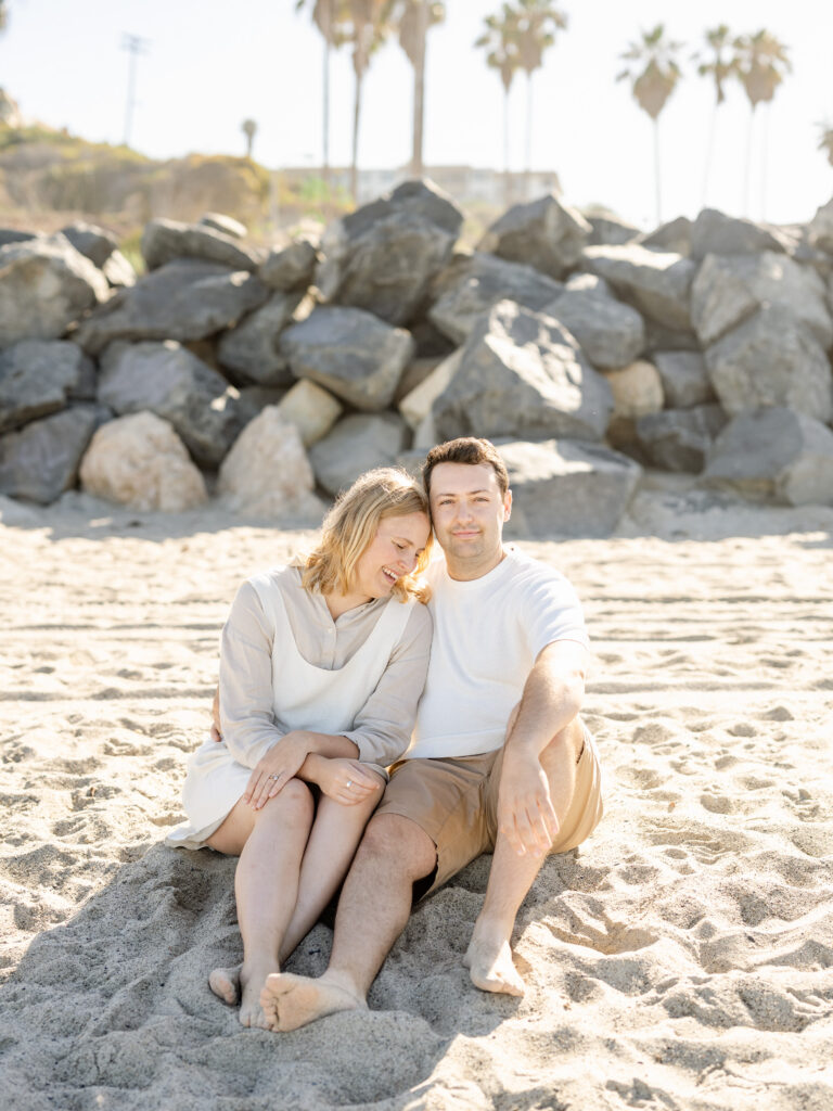 Morning engagement session in san clemente